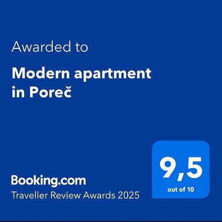 Modern Apartment In Пореч Экстерьер фото