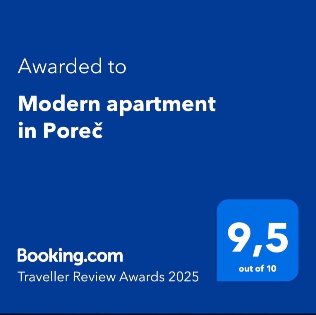 Modern Apartment In Пореч Экстерьер фото